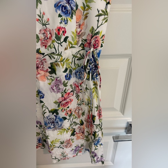 NWT Alice and Olivia Trixie Floral-Print Sleeveless Mini Dress - Picture 3 of 6